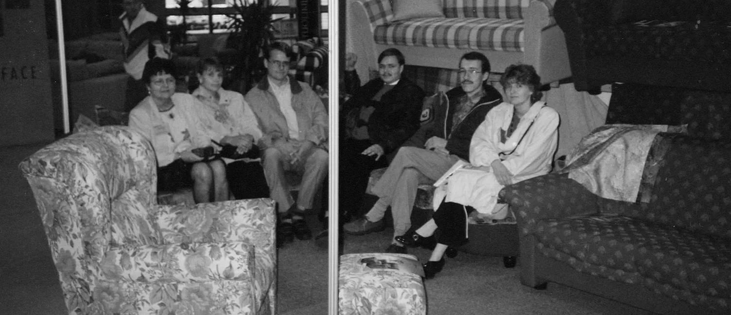 Arkistokuva Finsoffien perheestä.