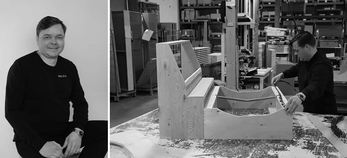 Jamo Honkanen Finsoffien yrittäjä.