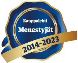 Kauppalehti menestyjät logo vuosina 2014-2023.