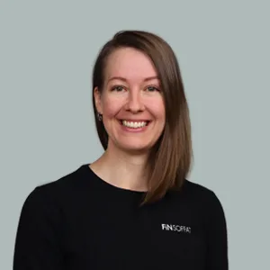 Finsoffien markkinointisuunnittelija Heli Vendelin.