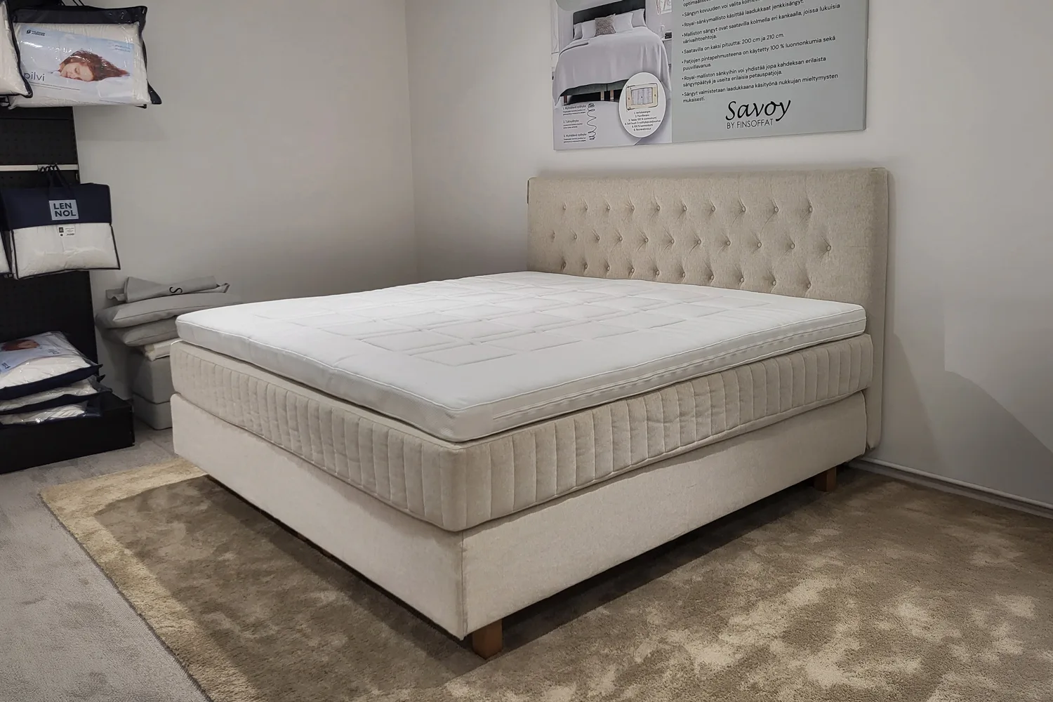 Jenkkisänky 200×200 cm Savoy Royal, Sublim 02, Mallikappale