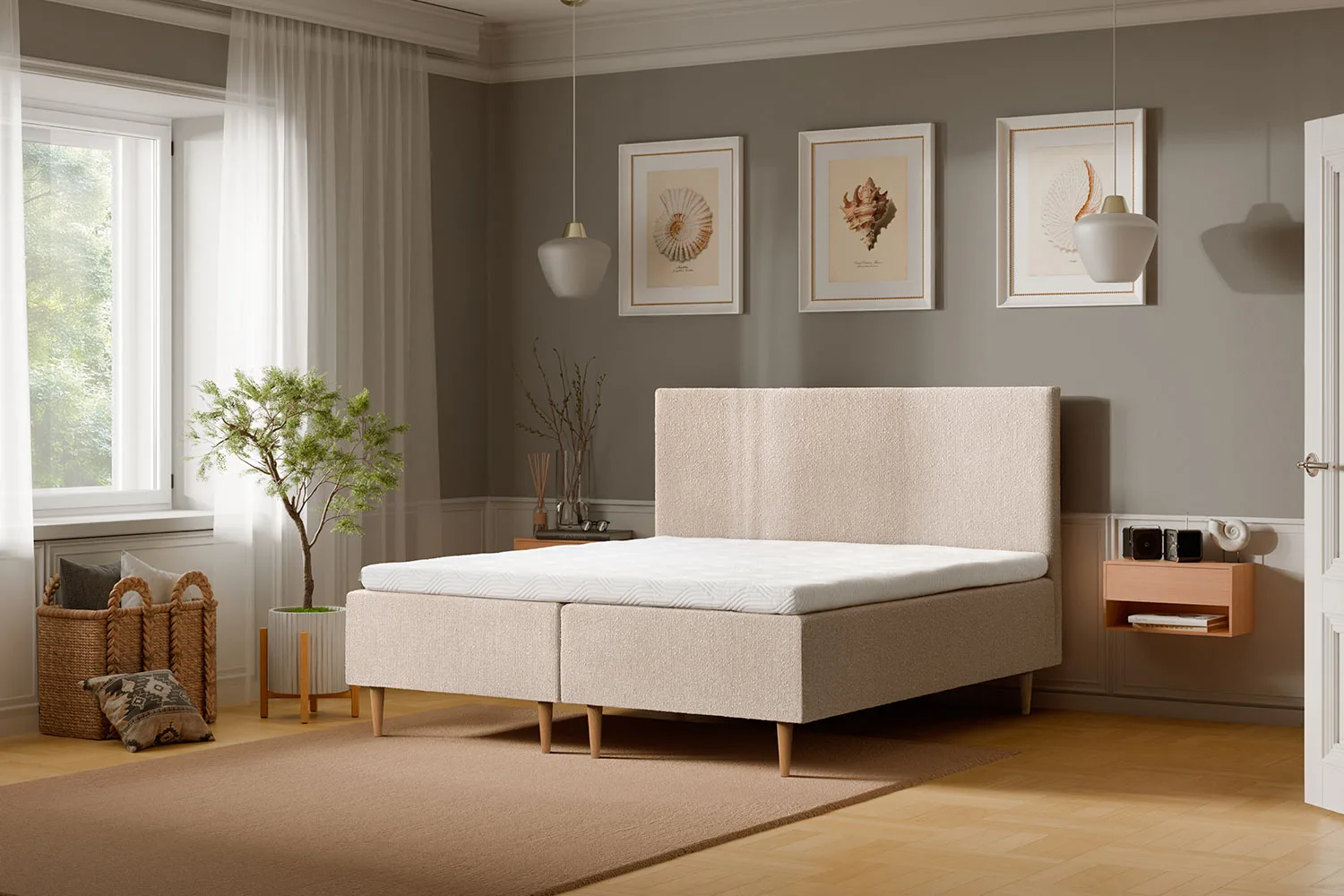 tempur-break-box-runkopatja-160x200-beige-tammijalka-classic-paaty-miljoo