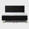 tempur-break-box-runkopatja-160x200-musta-tammijalka-classic-paaty-edesta