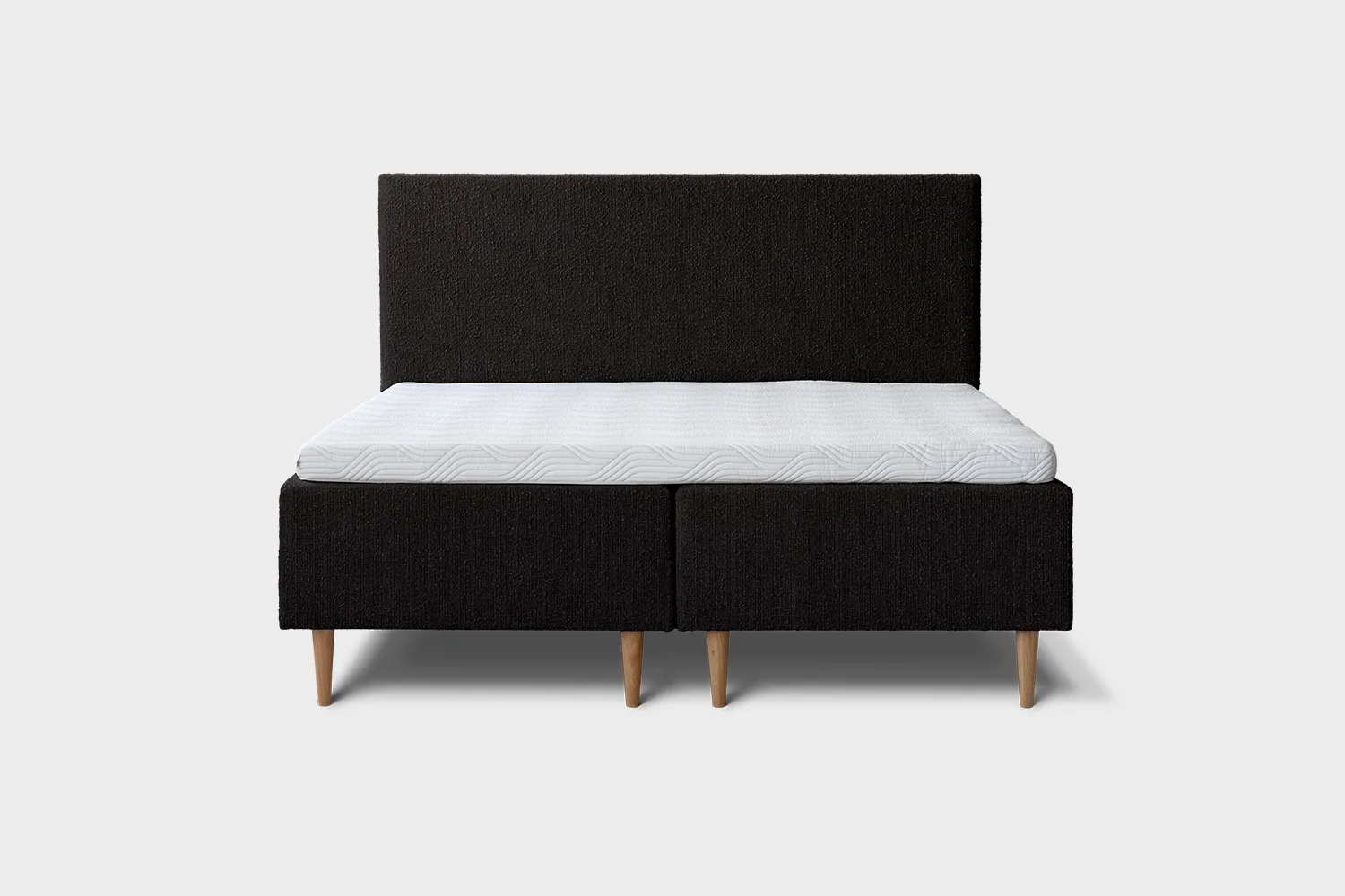tempur-break-box-runkopatja-160x200-musta-tammijalka-classic-paaty-edesta